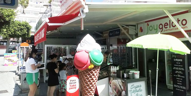 Ice Cream Take Away Shop Santa Ponsa Mallorca